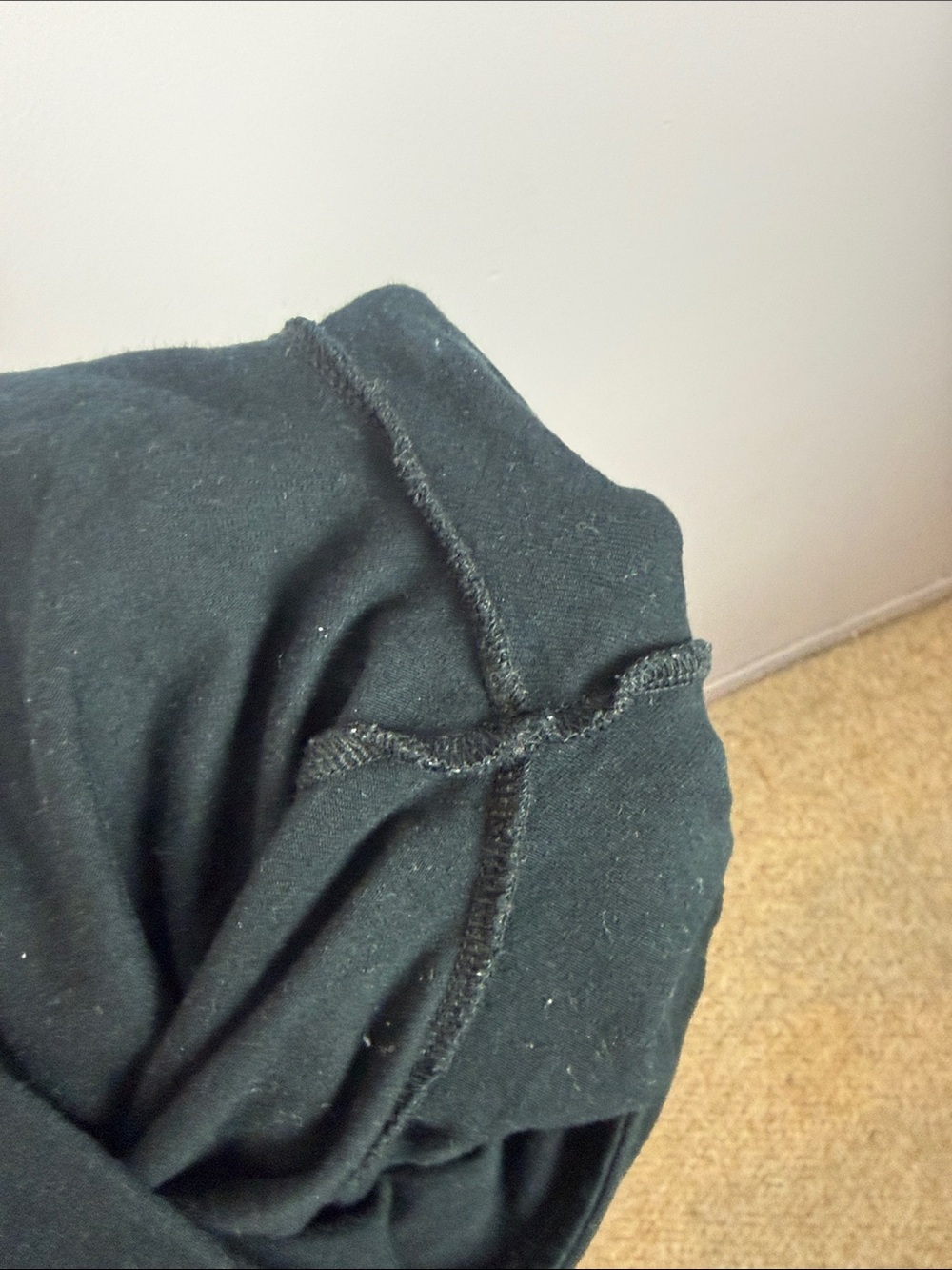 ORIGINAL Nicole Miller Black Cotton Blend High-Waisted Leggings - Size XL - Picture 11 of 11
